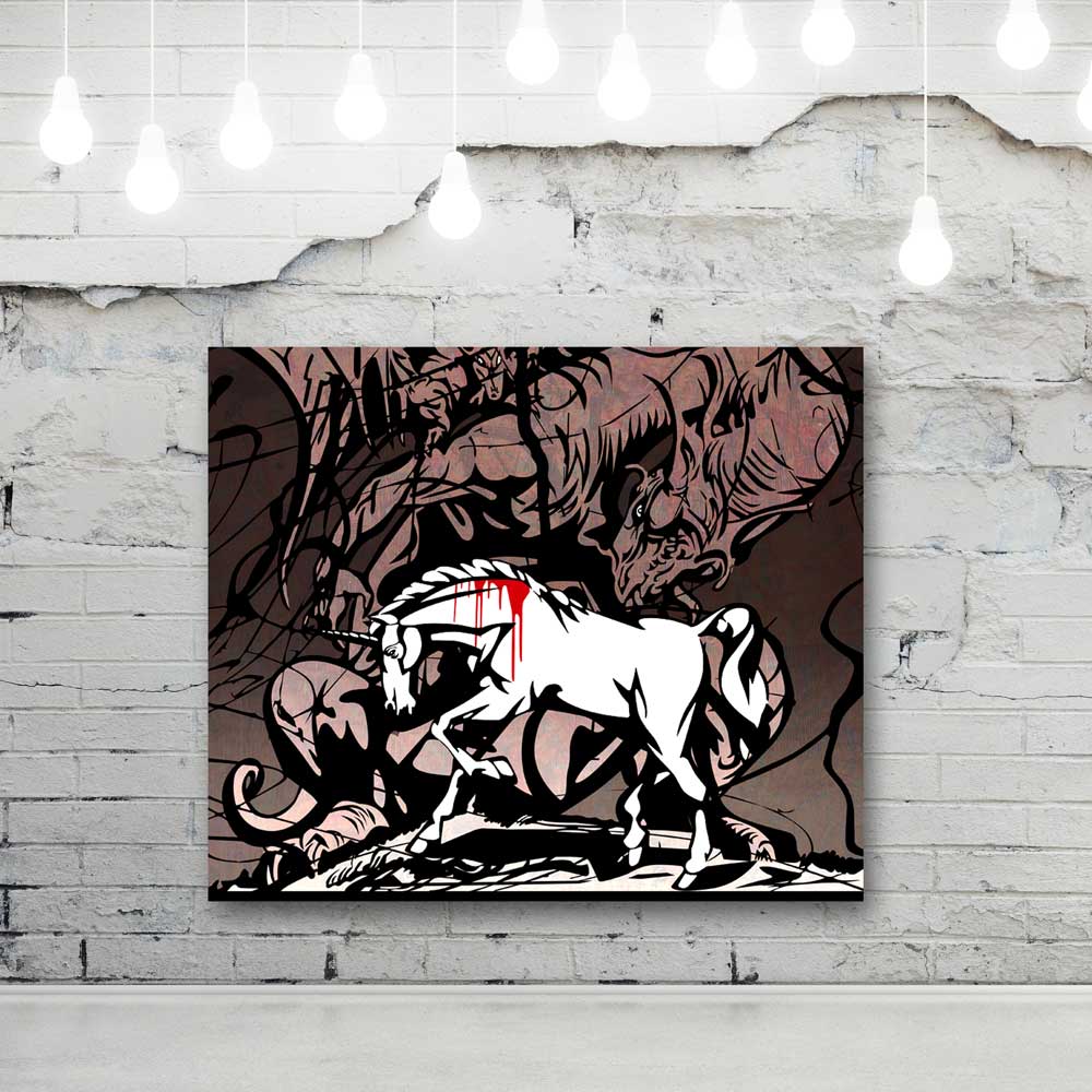 Moonpop Art Factory Andre Janssen, Goodbye Unicorn, Moonpop Art Factory Andre Janssen.